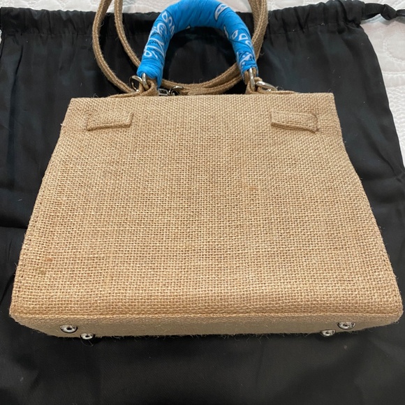 Luna Sarah Marrakech Saint Barth Raffia Handbag - Picture 3 of 7